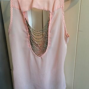 Beautiful sleeveless blouse